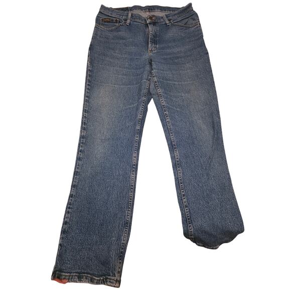 Riders by Lee Women’s Jeans Size 14 Medium Blue Classic Fit Denim Straight Leg - Picture 1 of 5